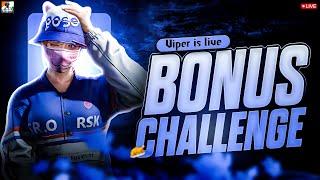 01/75: BGMI LIVE: VIPER IS BACK! BONUS CHALLENGE FOR FREE UC TODAY! 12 HOUR STREAM?