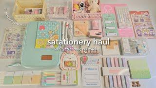 back to school stationery haul  w/ stationery pal | anime journal
