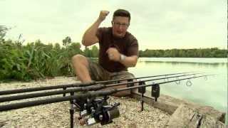 Danny Fairbrass runs through the Cygnet rod support range