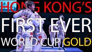 Hong Kong's First Ever World Cup Gold | Foil Fencing Team | 香港擊劍隊奪得世界盃金牌 張家朗, 蔡俊彥, 梁千雨 | 香港 v 義大利 擊劍