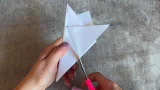 This Is The Best Thing To Do With Kids/How To Make Perfect 5 & 6 Pointed 3D Stars Super Easy & Quick