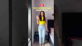 Myntra tops haul | cute tops from myntra under INR 600 #myntrahaul #shorts