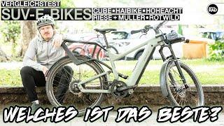 Cube, Riese & Müller, Rotwild, Hoheacht oder Haibike – Welches ist das beste SUV-E-Bike 2024?