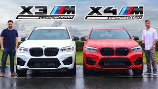 2020 BMW X3M Competition vs X4M Competition // The New M Engine - Track And Road Test