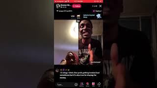 Alvo and Shamar argue on tiktok about breaking up #alvo #shamar #tiktok