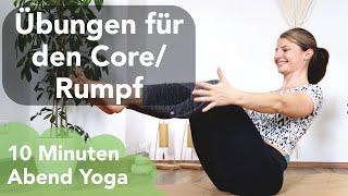 #10 mit Schwung die Körpermitte stärken | Bauchmuskeln - Core | Yoga am Abend | 30 Tage Challenge