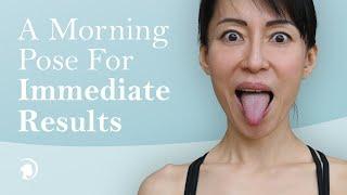 Do This Face Yoga Exercise First Thing in the Morning For Immediate Results