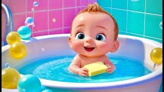 Bath Time Song | Fun Nursery Rhyme for Kids | Sing-Along Song