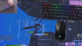 Dierya DK63 ASMR Satisfying Keyboard - Brown Switches 60% + Fortnite KBM on Console + Handcam