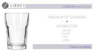 Libbey 15238 12-oz Gibraltar Beverage Glass