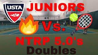 USTA Juniors vs Dillon Sykes NTRP 5.0 & Matthew Cousins | Doubles