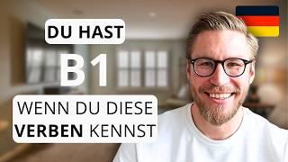 You have a B1 Level in German if you know these VERBS | Intermediate German Vocabulary