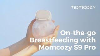 For On-the-go Breastfeeding, Momcozy S9 Pro Wearable Breast Pump