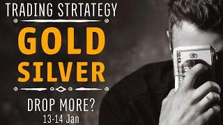 Gold Price Drop Alert & Silver Price Forecast | Forex Gold Trading Signals Today 13 Jan| Silver Live