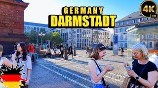  Darmstadt City | Germany Walking Tour | 4K Video