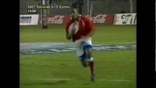 Matthew Robinson 4 tries for Wales vs Tucumán