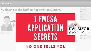 7 FMCSA Application Secrets No One Tells You To Do