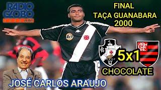 Vasco 5 x 1 Flamengo Narração JOSÉ CARLOS ARAUJO Final Taça Guanabara 2000