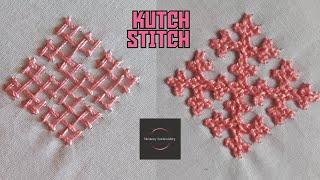 Kutch Stitch | Sindhi Stitch | Big Box outline and filling