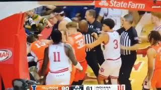 Oumar Ballo Ejected Against Illinois 1/14/2025