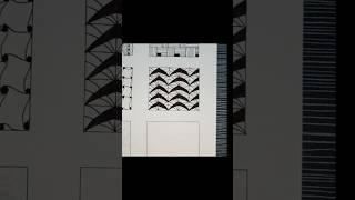 Zentangle pattern art video #creativepatterns #howtodraw #intricatepatterns #shorts