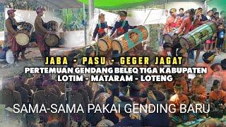 PERTEMUAN GENDANG BELEQ TIGA KABUPATEN GEGER JAGAT TABUH SIMPANG JABA BABAT LOMBOK PASU NING TENANG