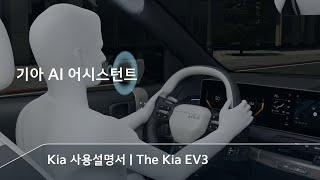 AI 어시스턴트와 함께 즐거운 드라이브 타임~ | The Kia EV3