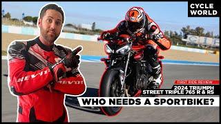 Will This Triumph KILL The Modern Sport Bike? | Triumph Street Triple R & RS