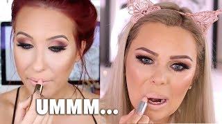 I TRIED FOLLOWING A JACLYN HILL MAKEUP TUTORIAL...