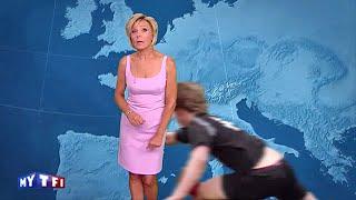 Evelyne Dheliat plaquée pendant sa météo sur TF1 !