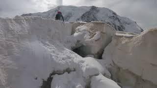 glacier to Monte Rosa hutte