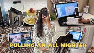 PULLING AN ALL NIGHTER | assignment, note-taking, study vlog