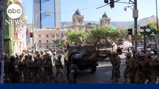 Bolivia's president accusing military general of coup