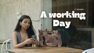 A WORKING DAY VLOG | #productiveday #workfromhomevlog #workfromcafe workday routine