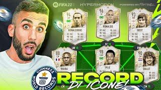  RECORD ITALIANO di ICONE in un DRAFT! FIFA 22 FUT DRAFT CHALLENGE!