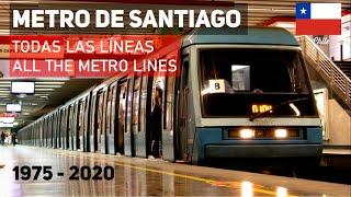 Historia de todas las LÍNEAS de METRO DE SANTIAGO (y cómo entenderlas): 1975 - 2020