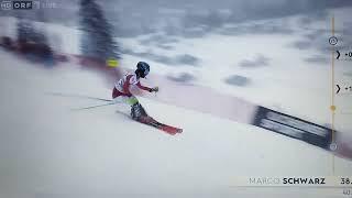 Marco Schwarz Slalom Adelboden 2025