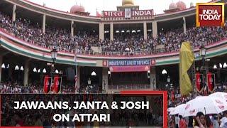 Mesmerising Visuals From Attari-Wagah Border, Beating Retreat Ceremony To Begin Shortly