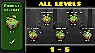 Geometry Dash 2.2 | "Forest Gauntlet" ALL LEVELS