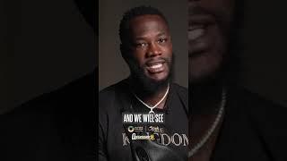 Deontay Wilder sends a chilling warning to Zhilei Zhang ️