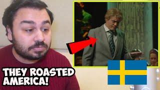 British Reaction To Grotesco - USA Parodi (Swedish Satire)