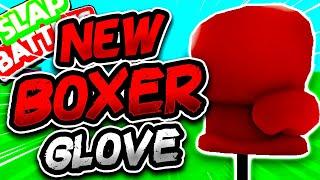 New BOXER Glove & HOW TO GET THE GLOVE BADGE EASY! - Slap Battles Roblox