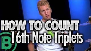 How To Count 16th Note Triplets - Beginner Drum Lessons