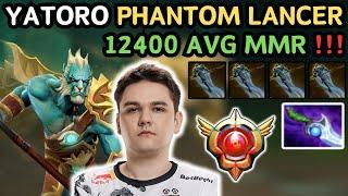  7.37d YATORO PHANTOM LANCER Hard Carry Gameplay  Grandmaster Tier - Dota 2