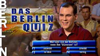 "Wie fühlt sich der Berliner, wenn ihm "blümerant" ist?" | Das Berlin Quiz (2002) | Folge 36/45