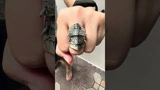 Knight Shield Rocker Ring #rock #ring#rocker