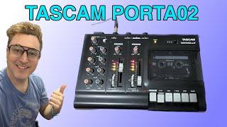 Tascam Ministudio Porta02 MKII in 2023 - Analog Cassette 4 Track Demo and Review