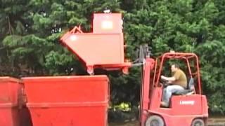 Big Brute Big Red Tipping Skip - ideal for building sites and mining industry