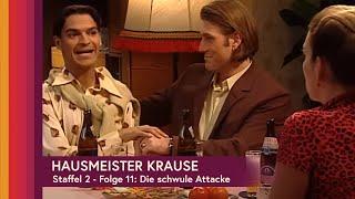 Hausmeister Krause, Staffel 2 - Folge 11: Die schwule Attacke