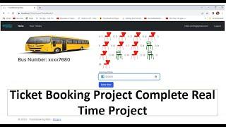 Ticket Booking Project in ASP.NET CORE | Real time Scratched based .NET project